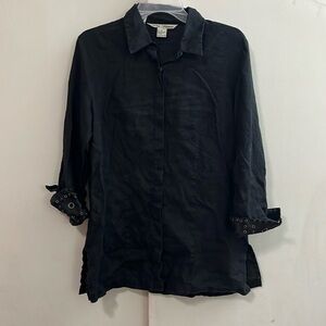Nikki Valentine Black button up